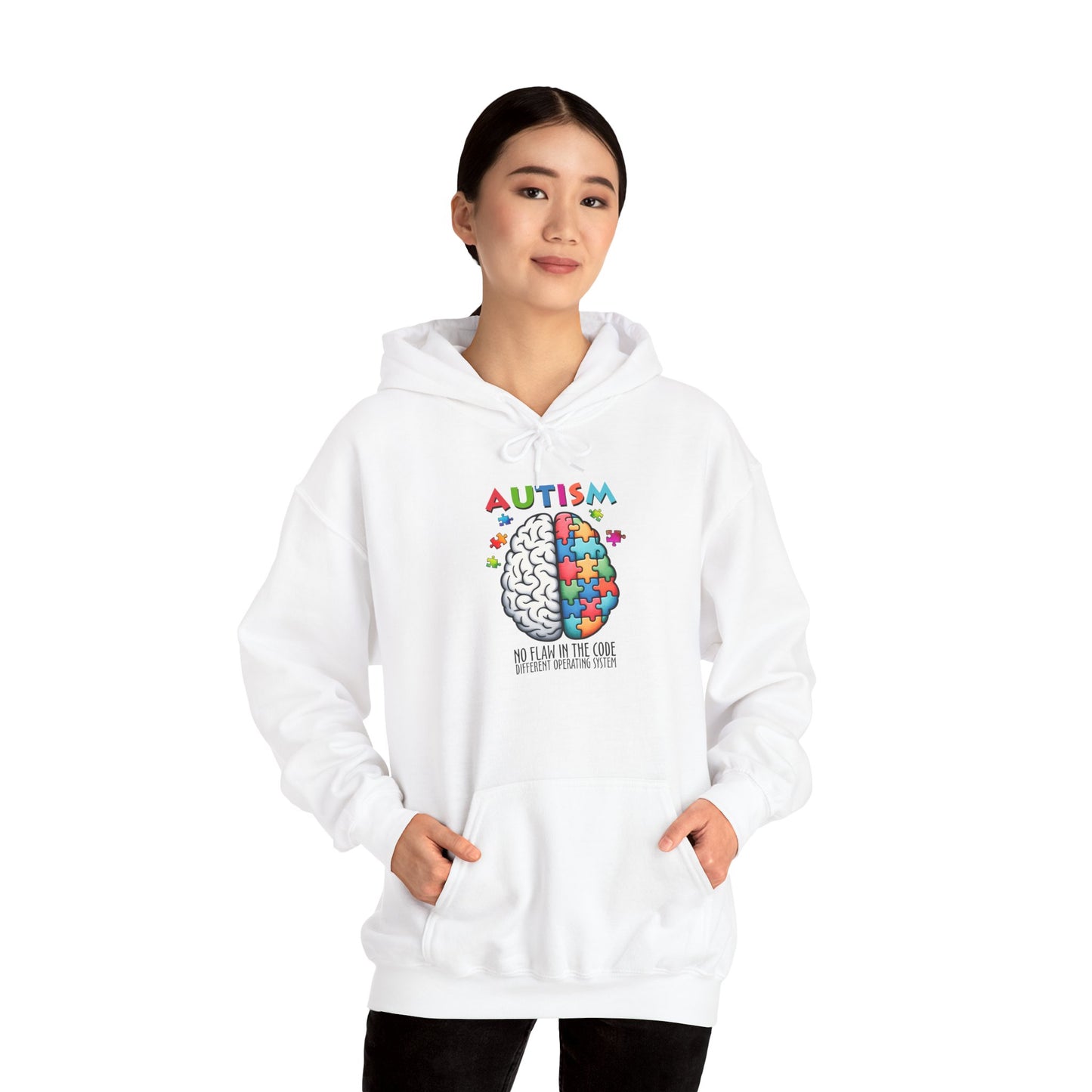 Autism Awareness Puzzle Brain Hoodie