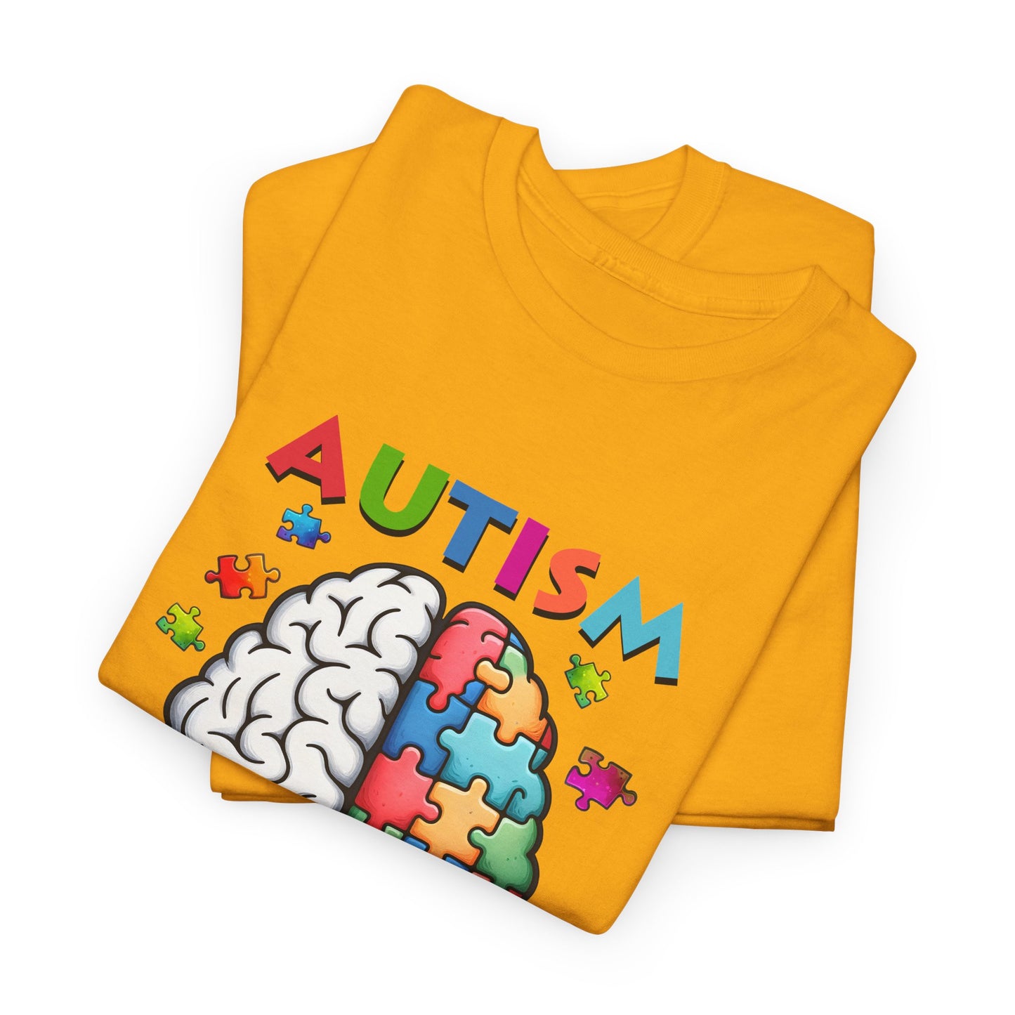 Autism Awareness Puzzle Brain T-Shirt