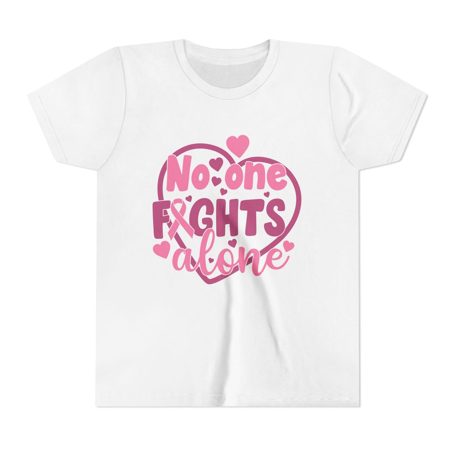 "No One Fights Alone"  Kids Shirt