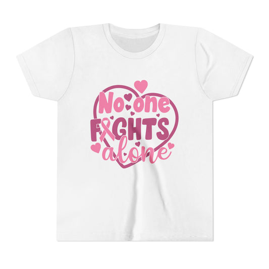 "No One Fights Alone"  Kids Shirt