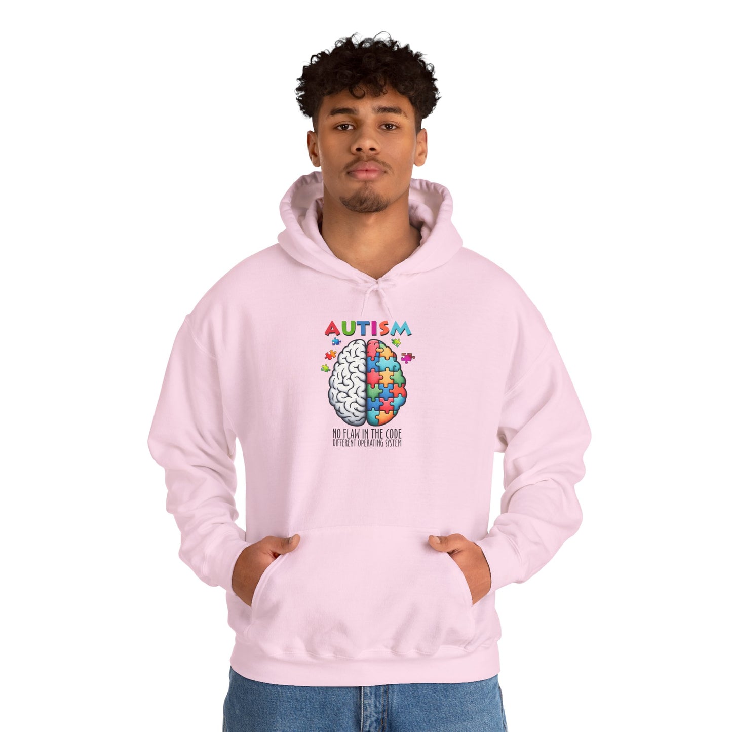 Autism Awareness Puzzle Brain Hoodie