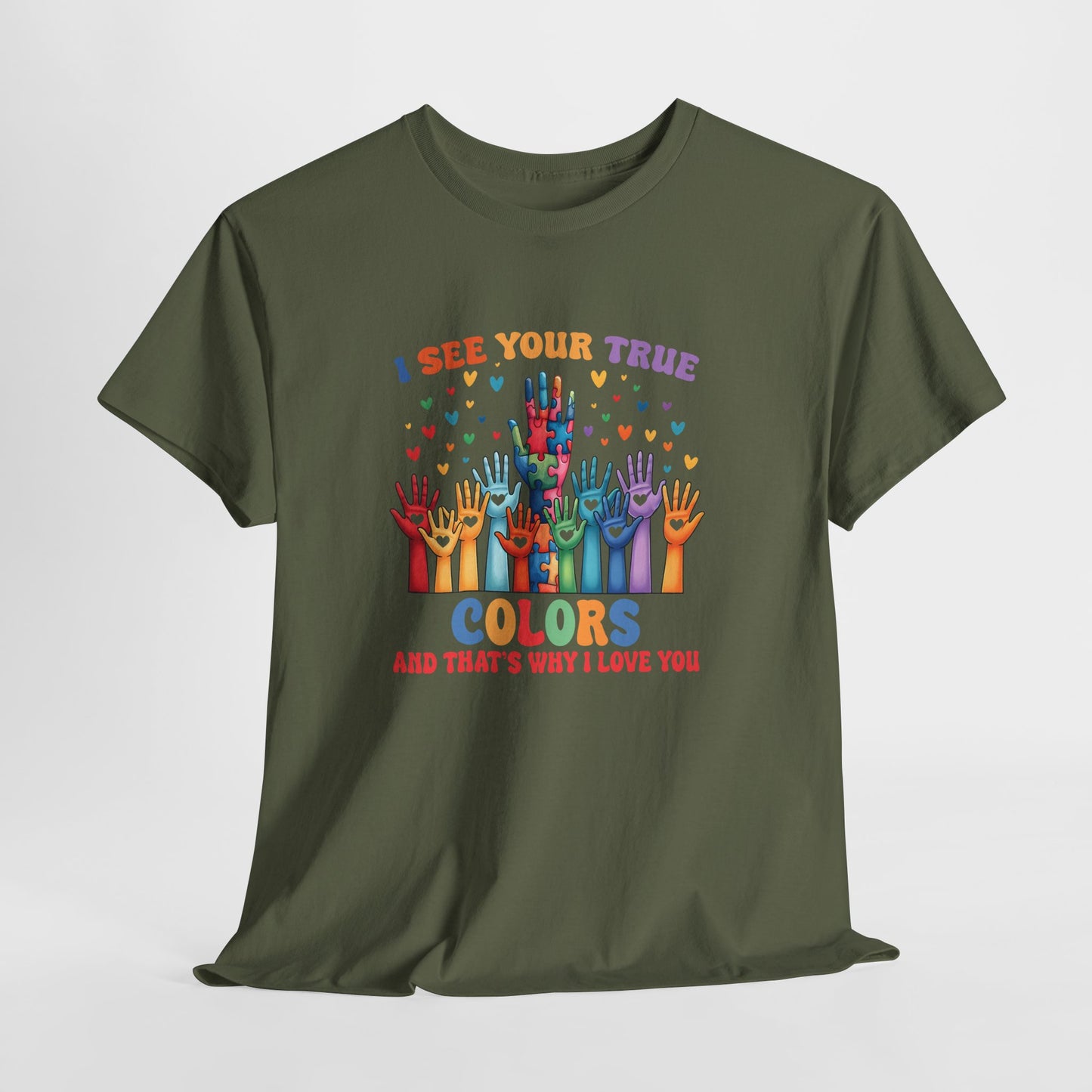 "I See Your True Colors" Rainbow Pride Tee