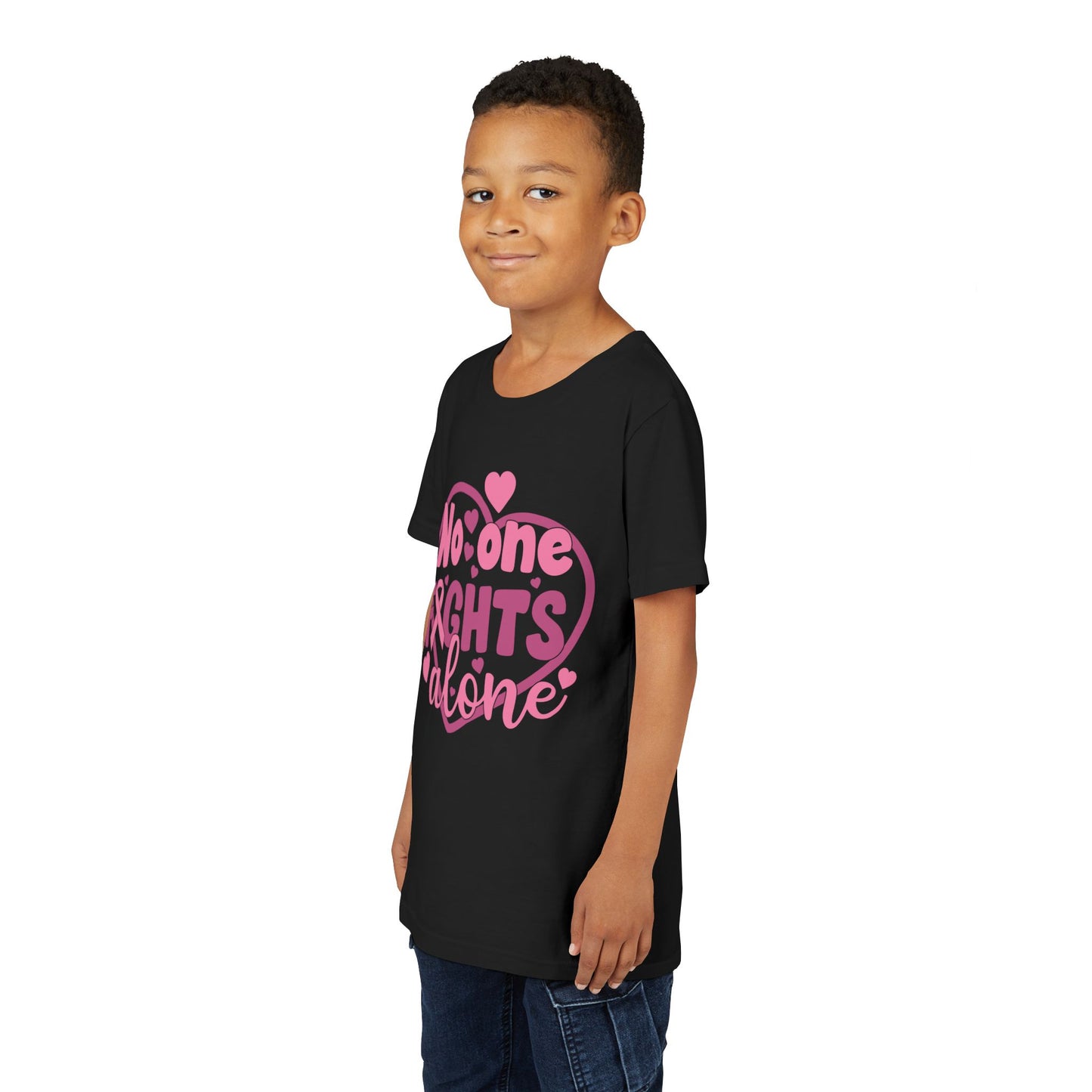 "No One Fights Alone"  Kids Shirt