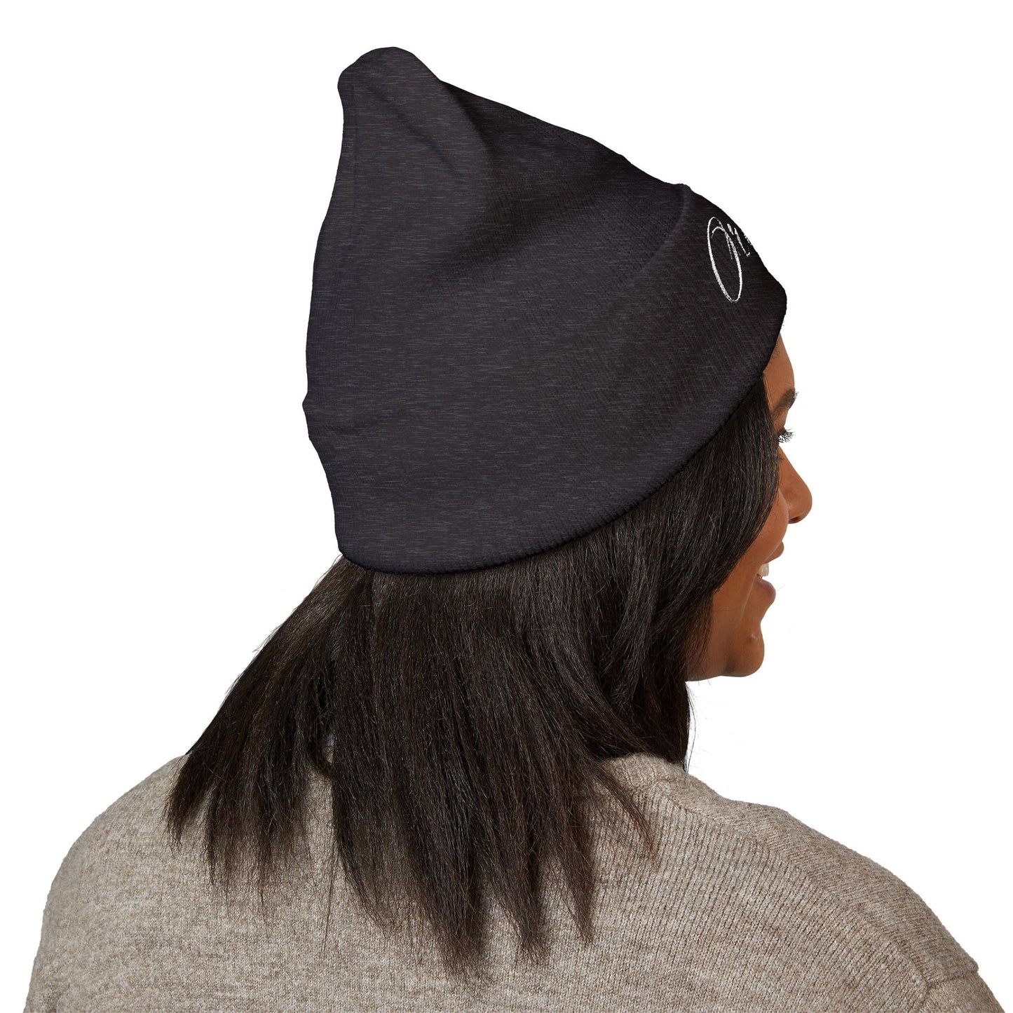 Original Embroidered Cuffed Beanie — Classic Winter Knit Hat