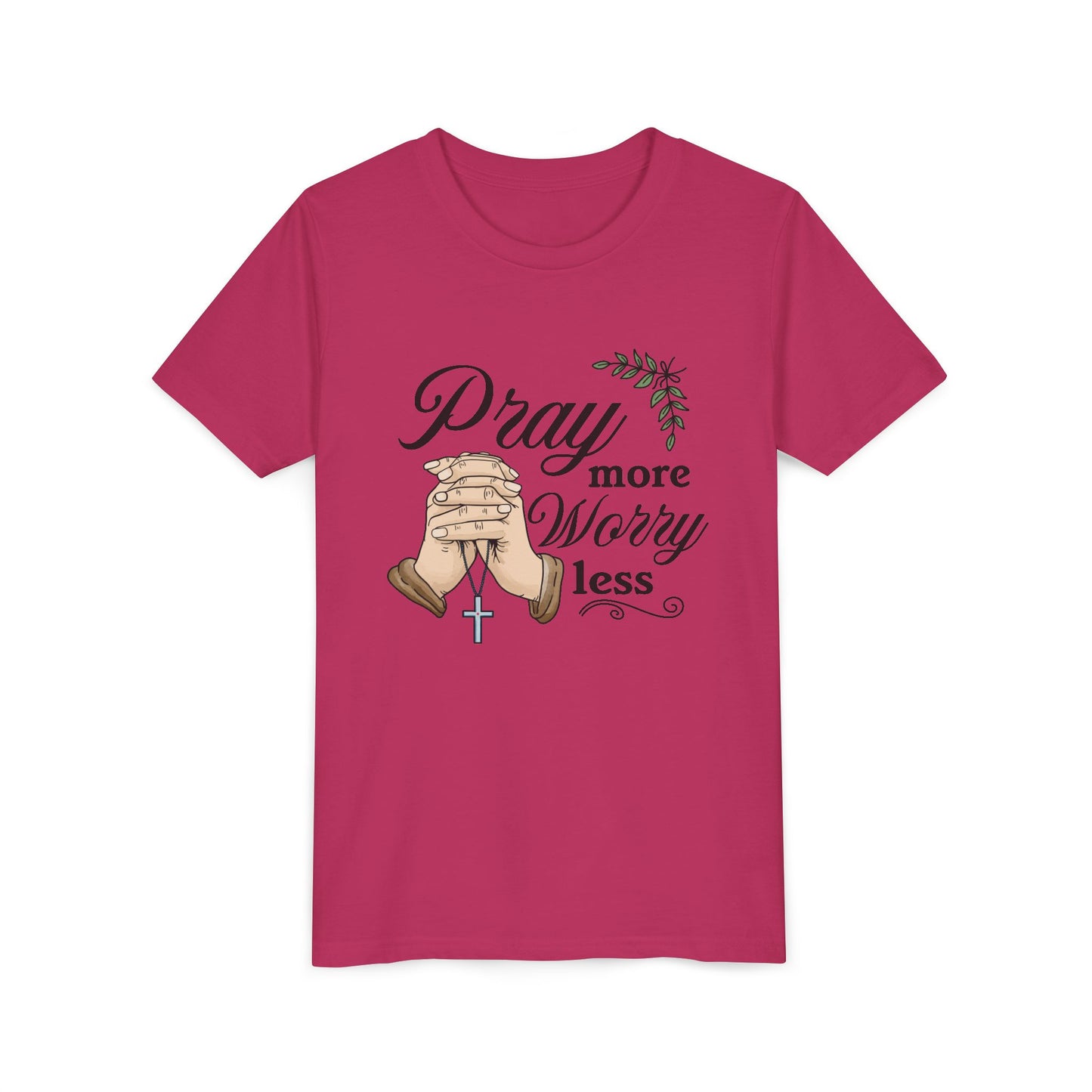 "Pray More Worry Less" Kids Shirt