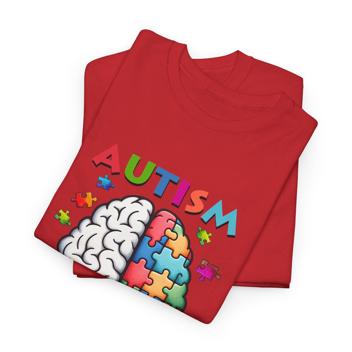 Autism Awareness Puzzle Brain T-Shirt