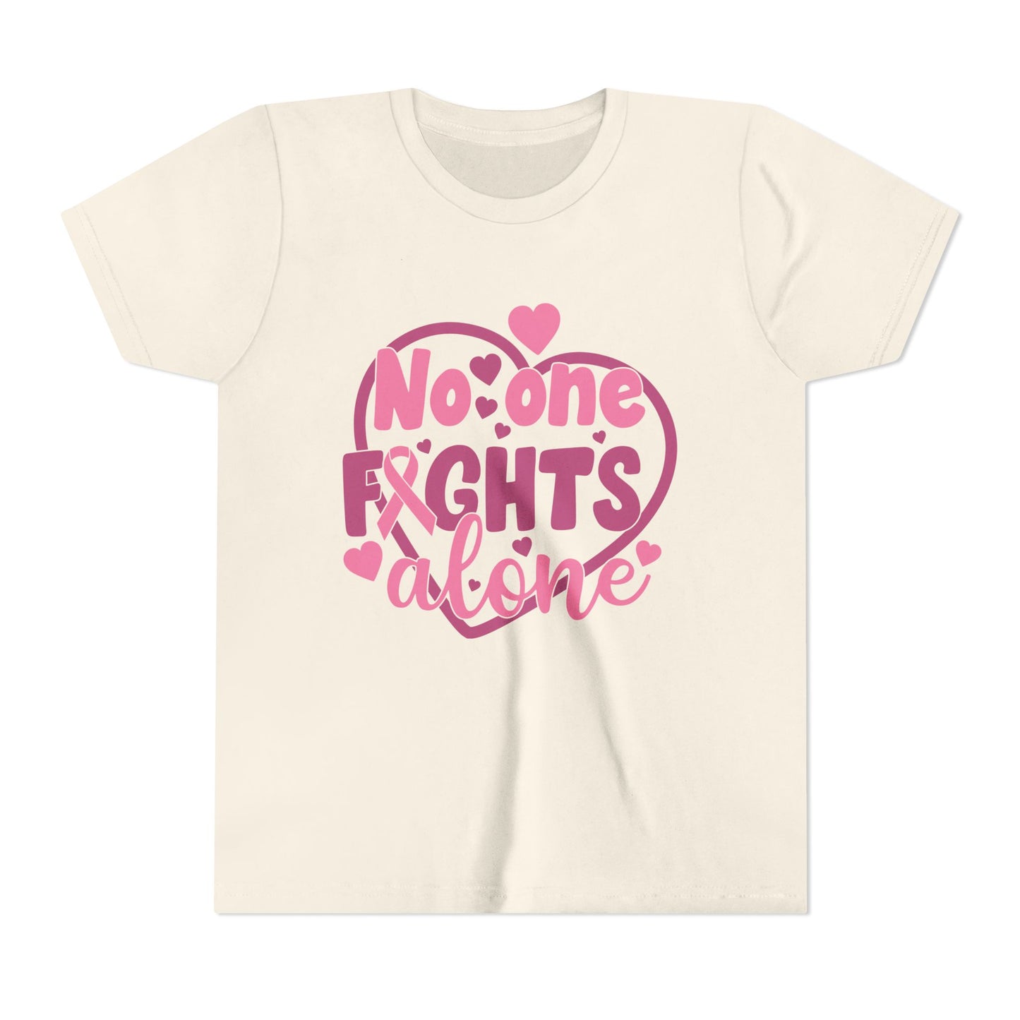 "No One Fights Alone"  Kids Shirt