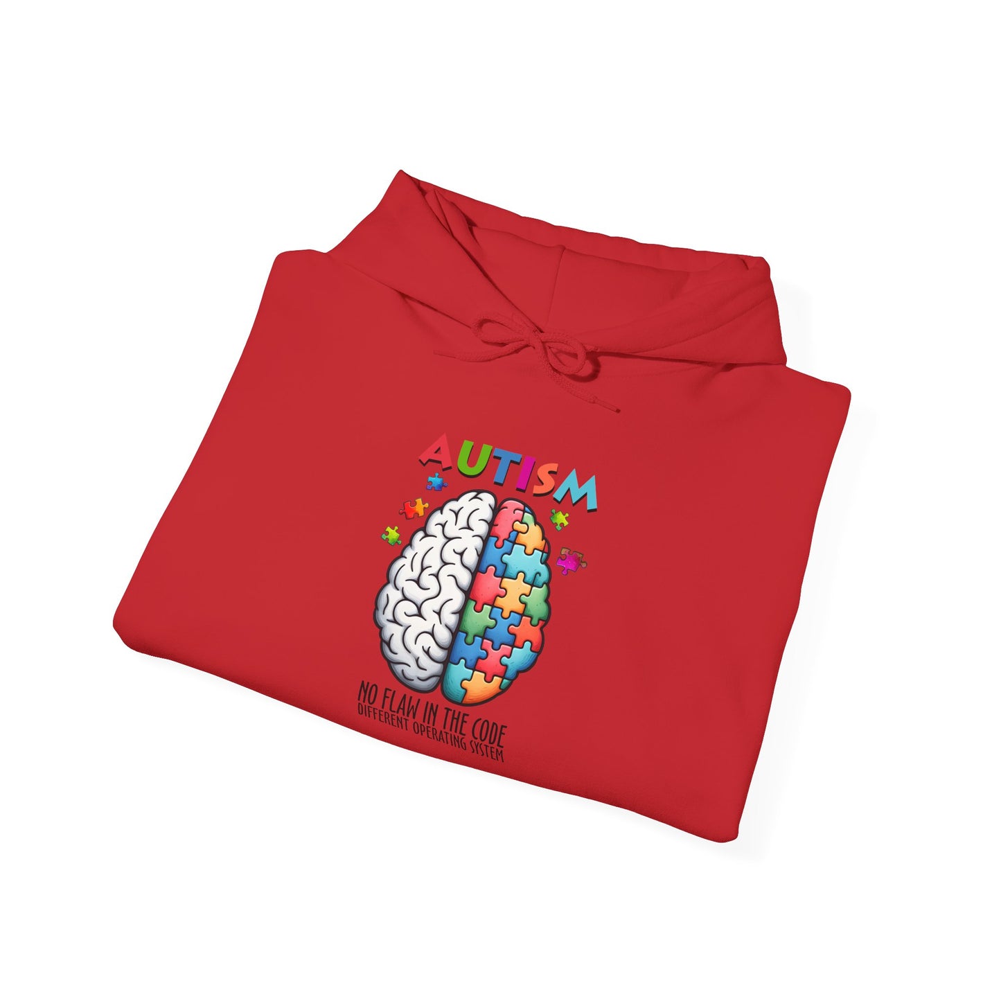 Autism Awareness Puzzle Brain Hoodie