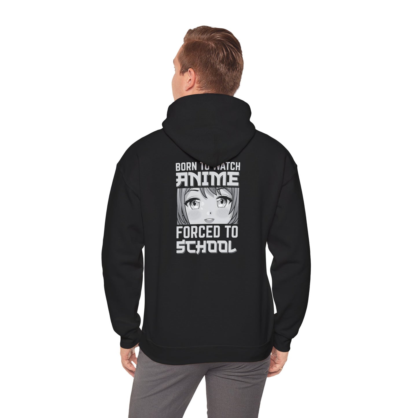 Anime Hoodie – “Forced to School”