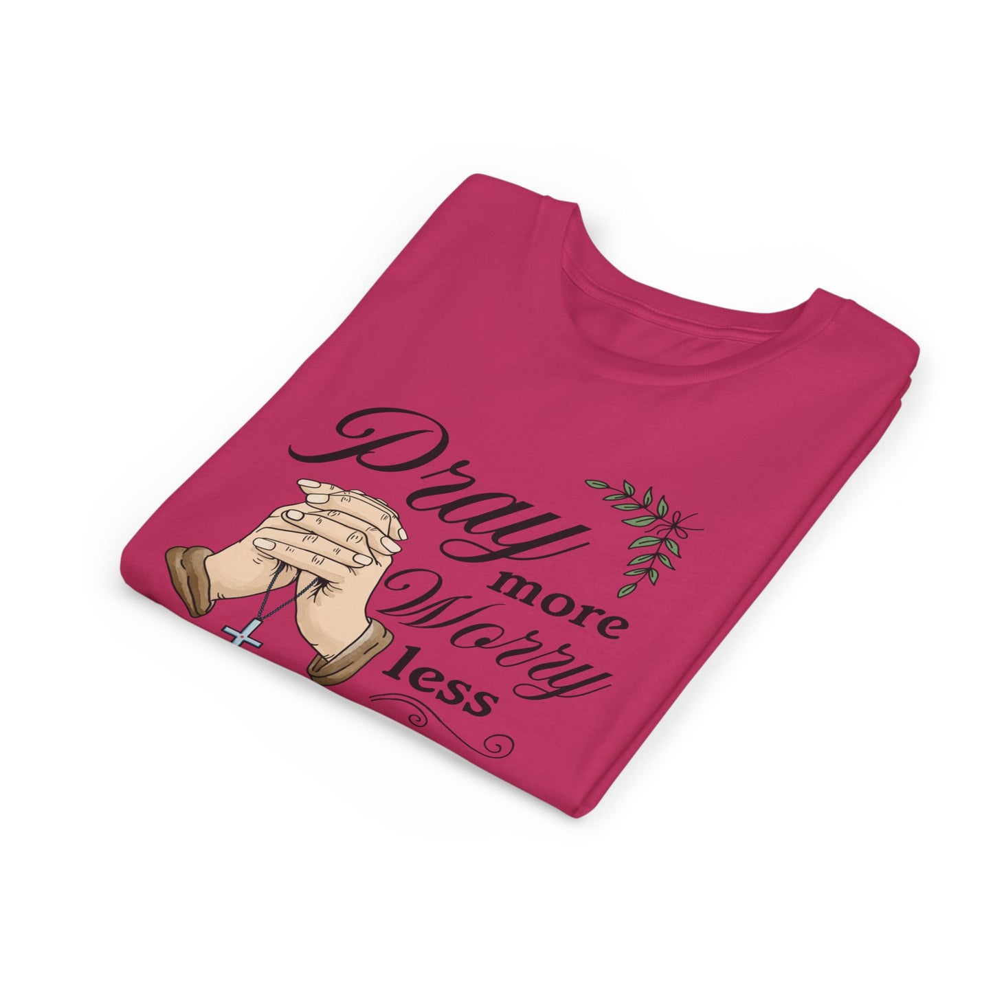 "Pray More Worry Less" Kids Shirt