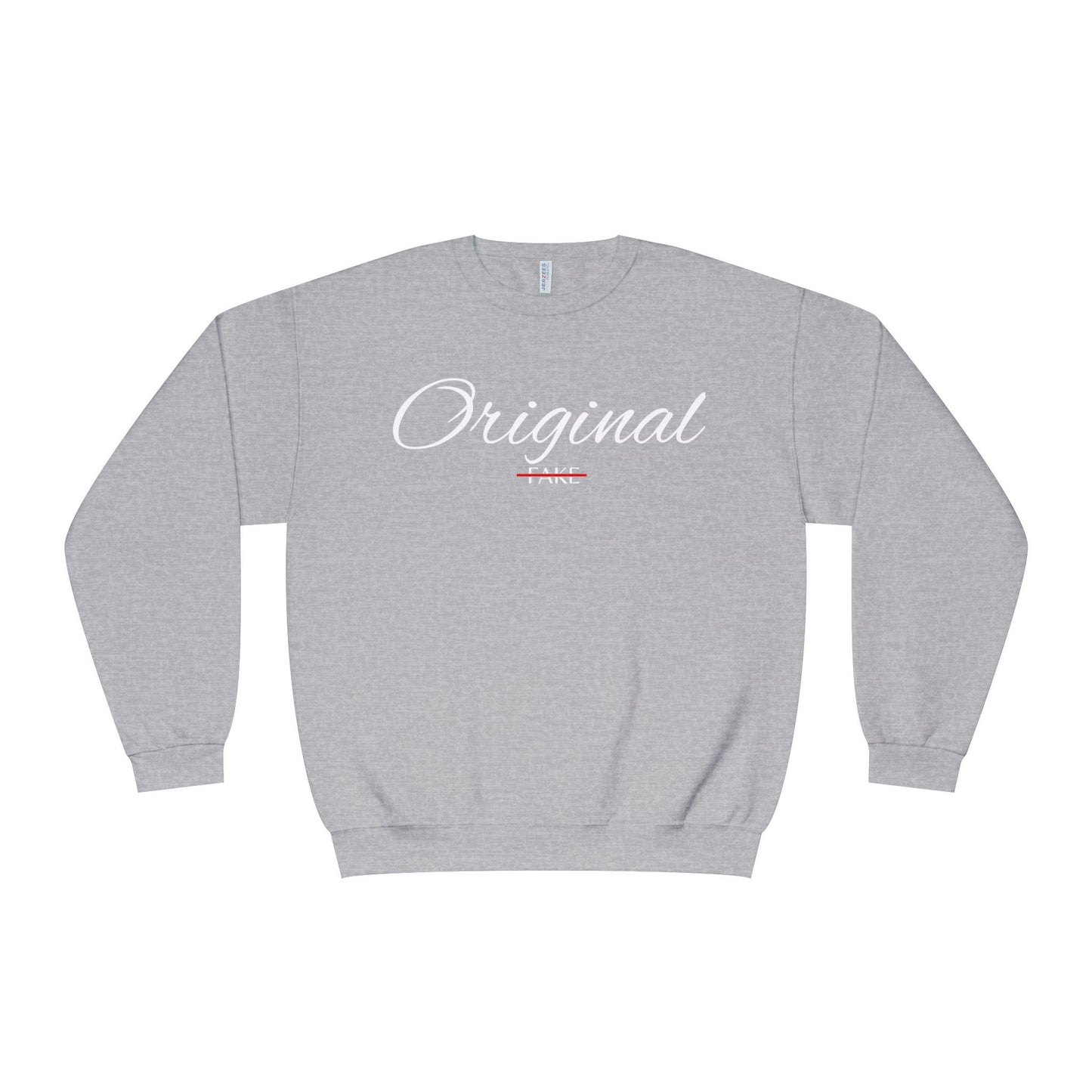 Original Fake Crewneck Sweatshirt — Retro Script Pullover