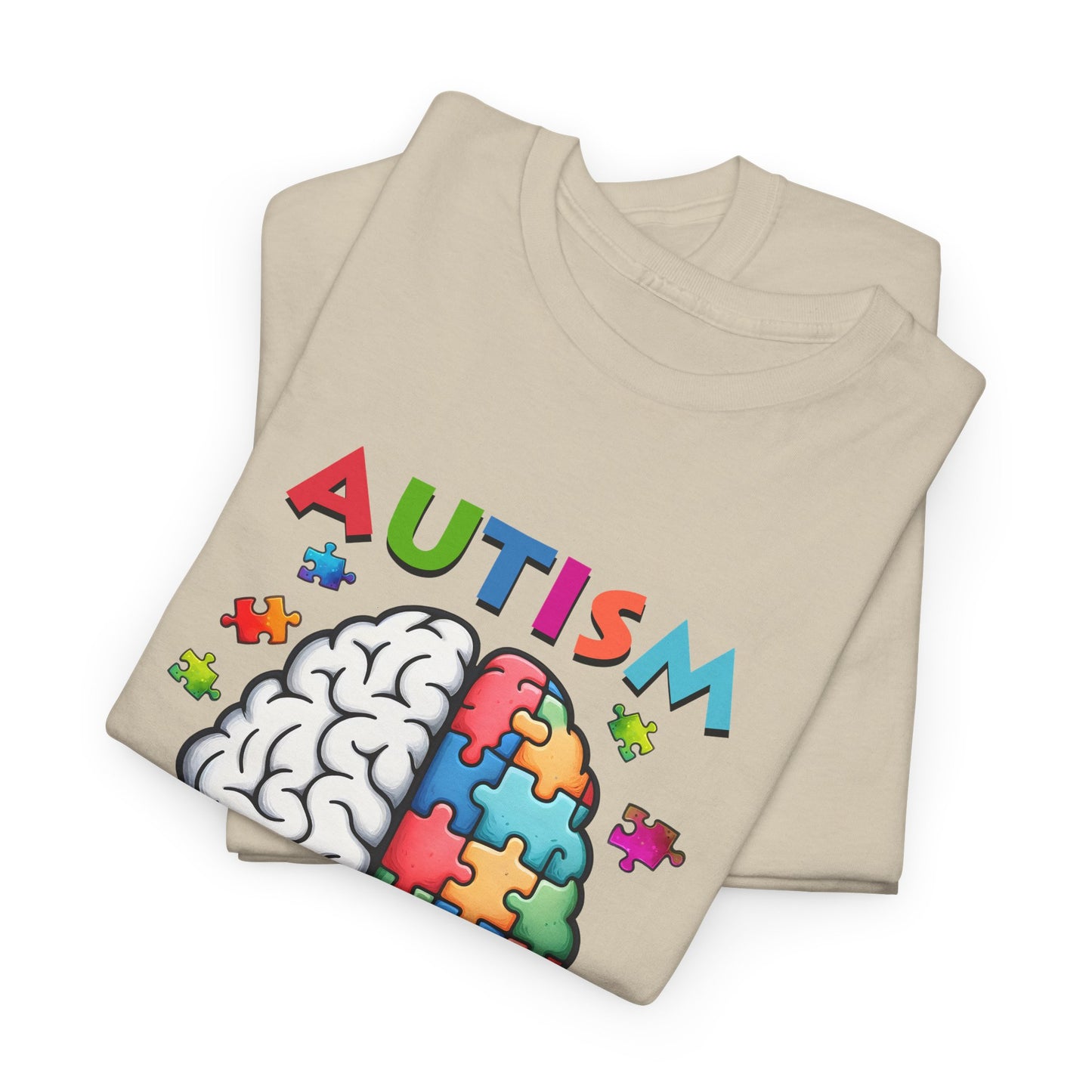 Autism Awareness Puzzle Brain T-Shirt