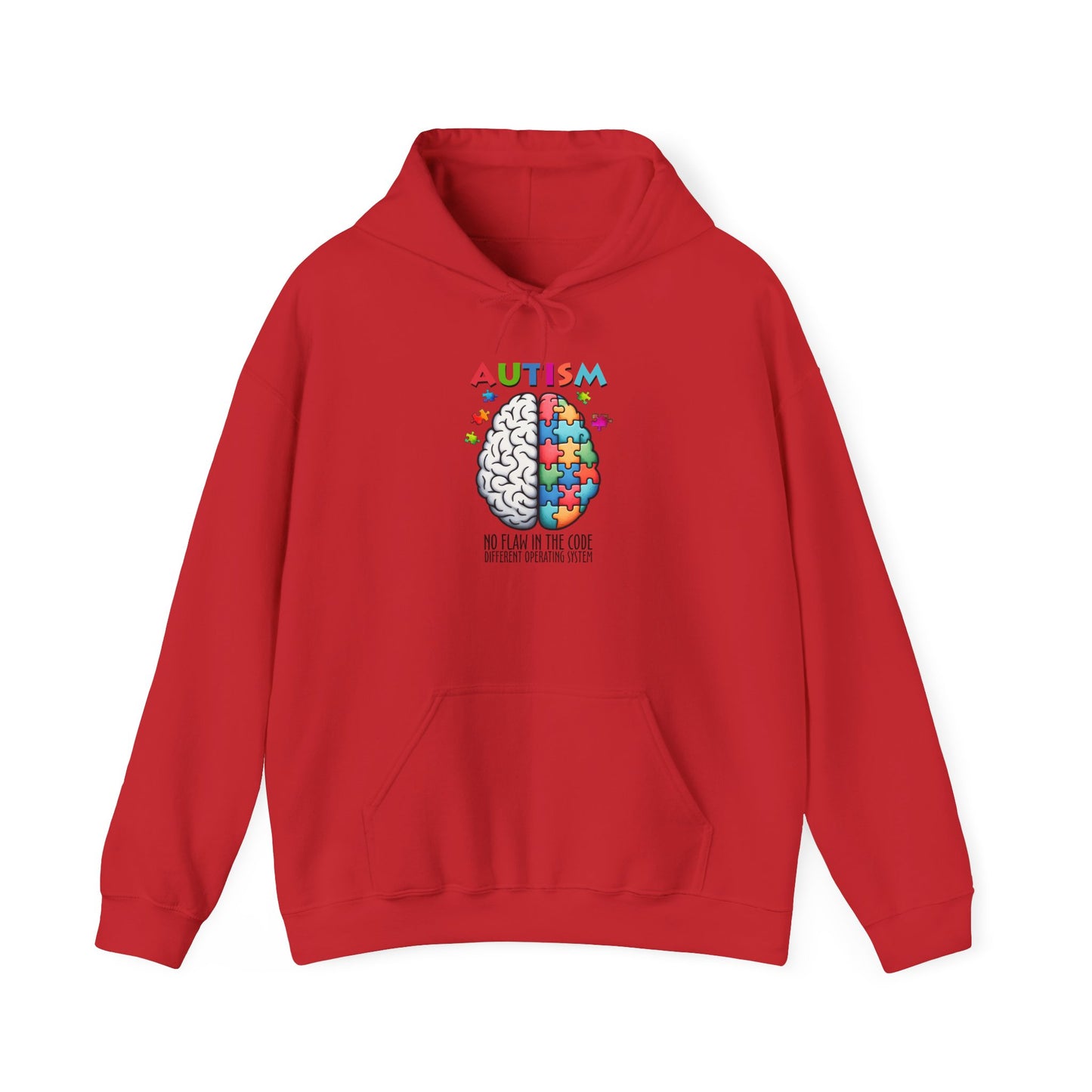 Autism Awareness Puzzle Brain Hoodie