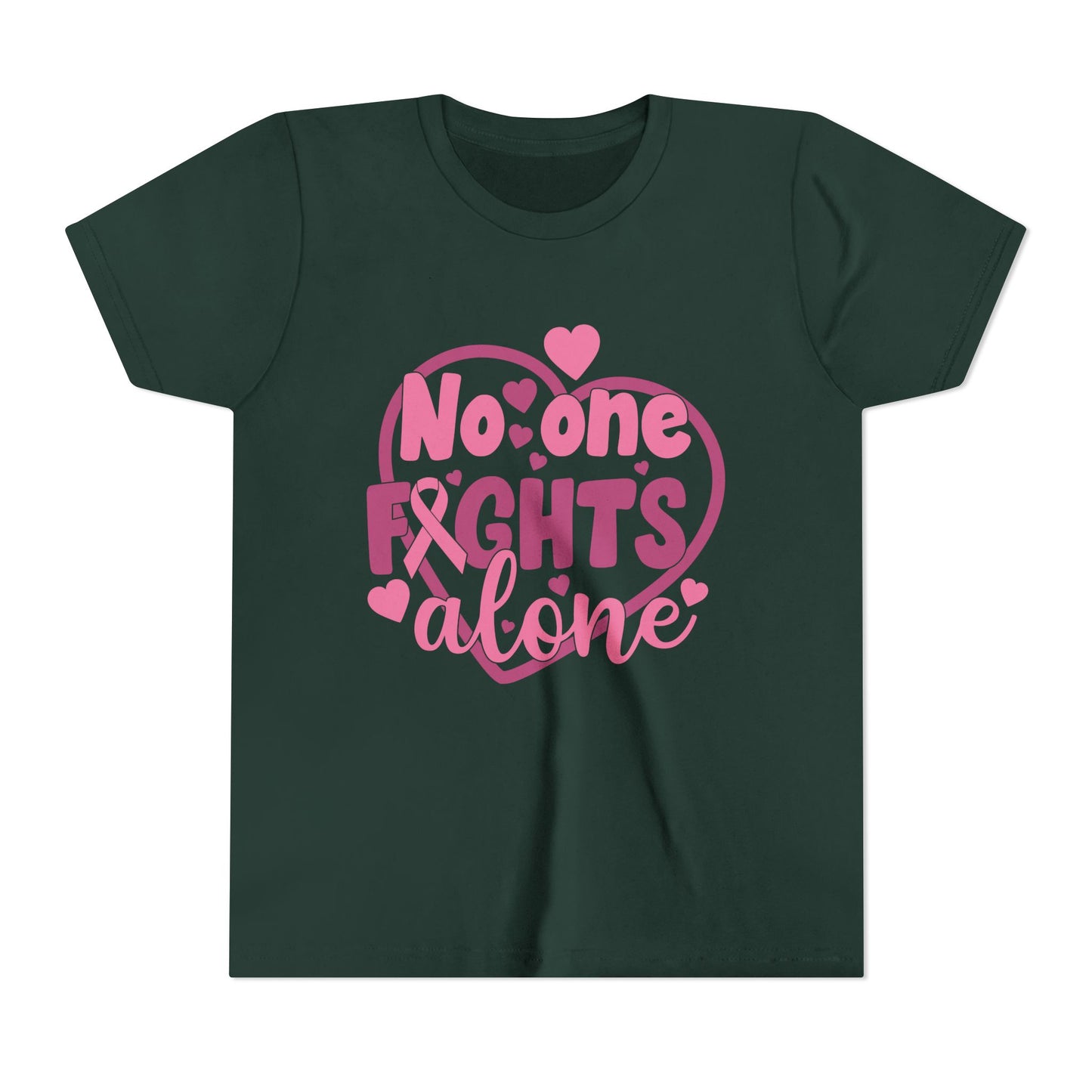 "No One Fights Alone"  Kids Shirt