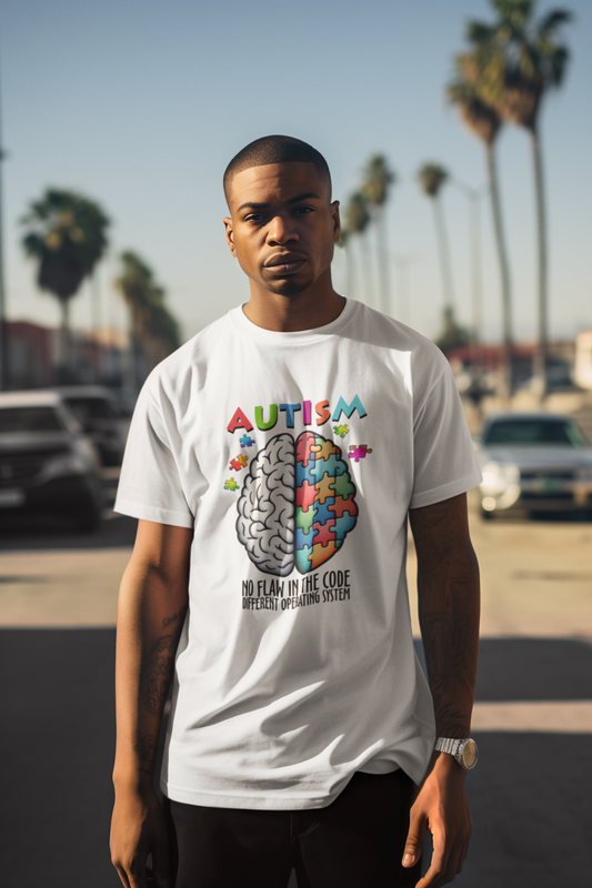 Autism Awareness Puzzle Brain T-Shirt