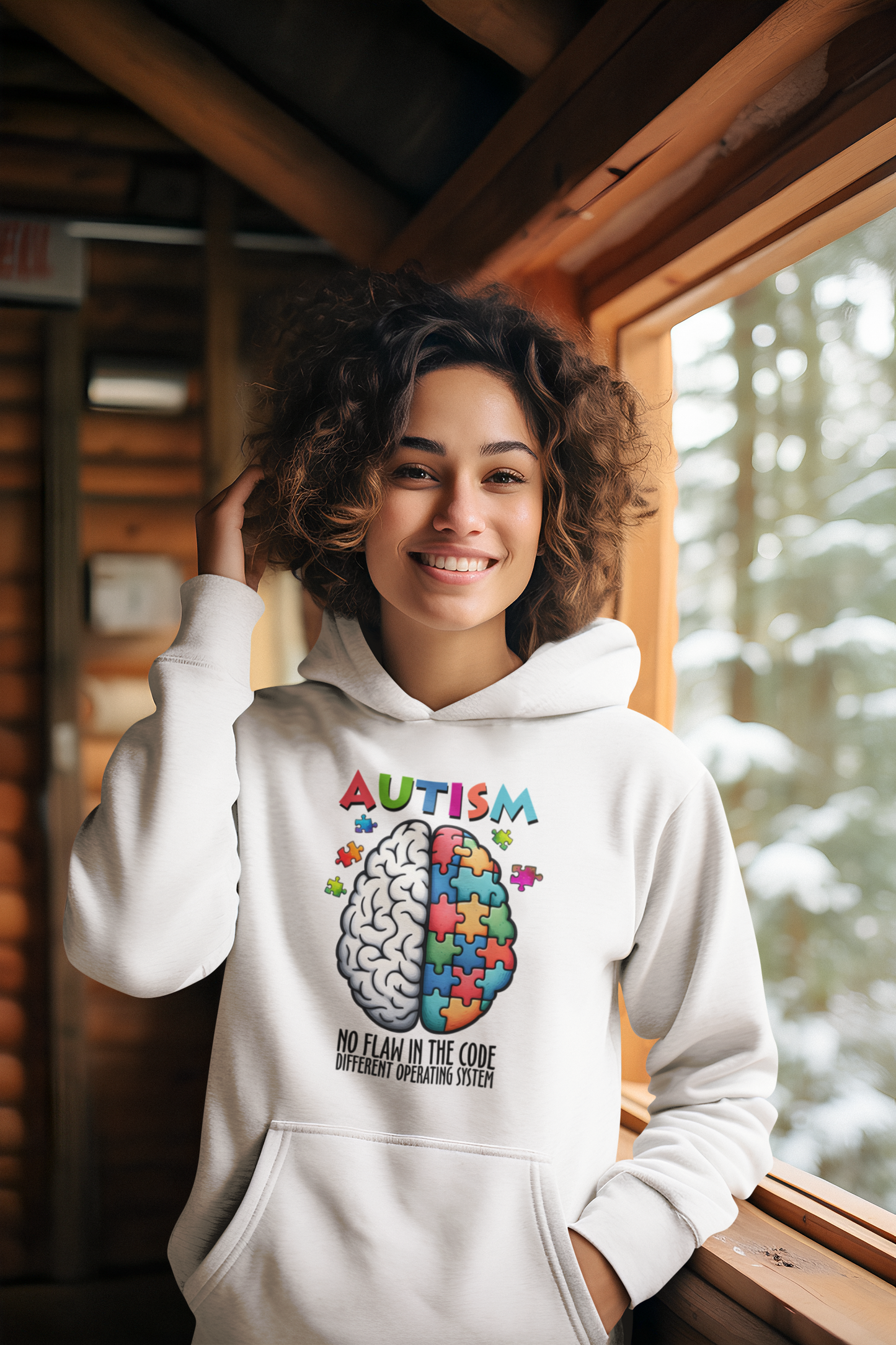 Autism Awareness Puzzle Brain Hoodie